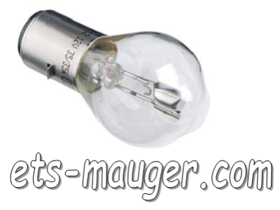 piece detachée mauger Ampoule 12v 35/35w BA20D