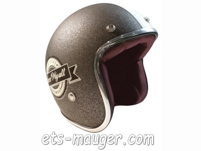 piece detachée mauger Casque TORX WYATT FAMOUS noir mat taille 59 L