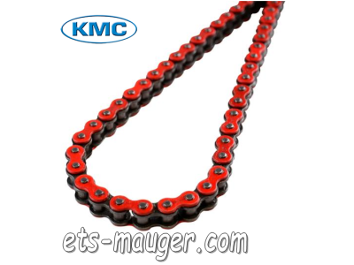 piece detachée mauger Chaîne cyclo KMC renforcé couleur ROUGE