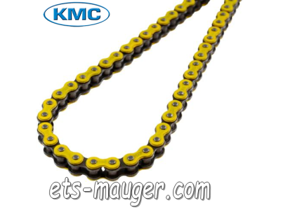 piece detachée mauger Chaîne cyclo KMC renforcé couleur JAUNE