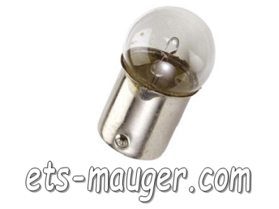 piece detachée mauger Ampoule 6v 5w (BA15S)