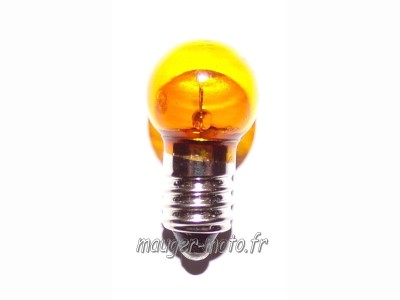 piece detachée mauger Ampoule 12v 6w JAUNE (vissé)