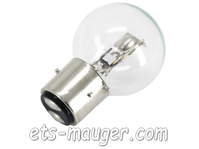 piece detachée mauger Ampoule 12v 45/40w blanche (BA21D)