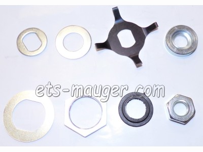 piece detachée mauger Ecrous + rondelles + ressort variateur Peugeot 103 104 105 GT10 GL10 (lot)