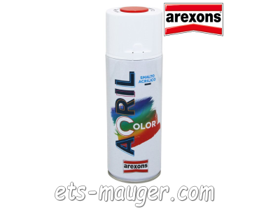 piece detachée mauger Bombe de peinture AREXONS rouge signalisation