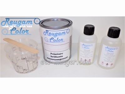 piece detachée mauger Kit peinture BLEU MOTOBECANE