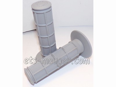 piece detachée mauger Revêtement caoutchouc grip MX GRIS (paire)