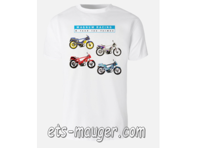 piece detachée mauger T-shirt thème MAGNUM RACING taille S