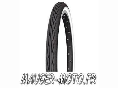 piece detachée mauger Pneu 550A confort MICHELIN Diabolo noir / blanc (37-490)