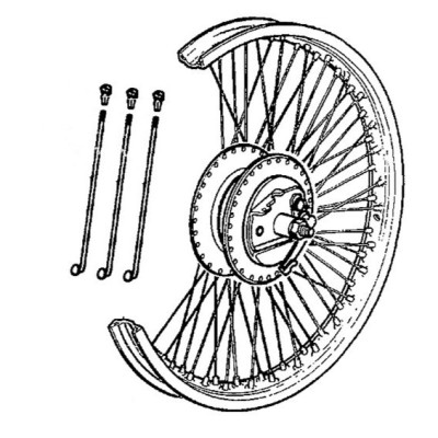 mauger cyclo ancien Roue