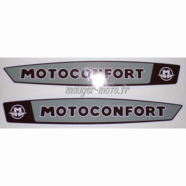 Autocollant réservoir MOTOCONFORT 40 50 gris (paire)