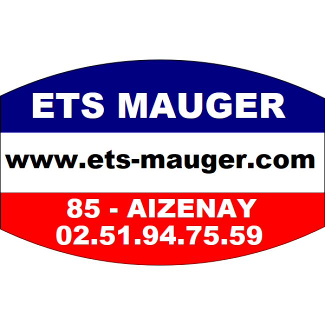 Autocollant concessionnaire ETS MAUGER ovale