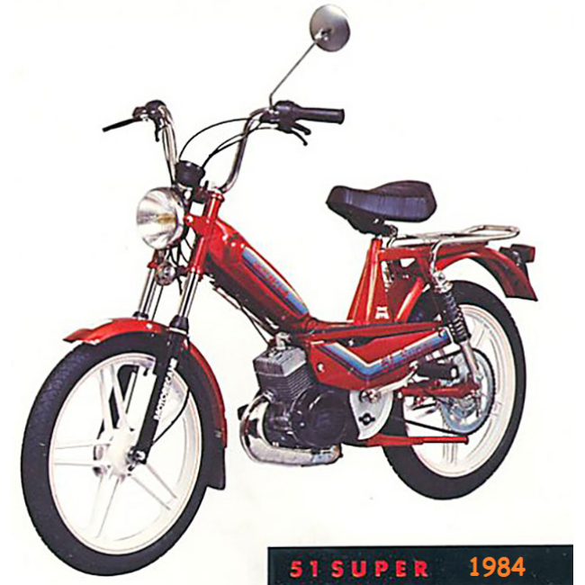 Kit autocollant MOTOBECANE 51 SUPER ROUGE 1982