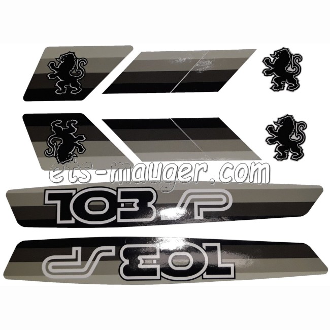 Kit autocollant 103 SP gris