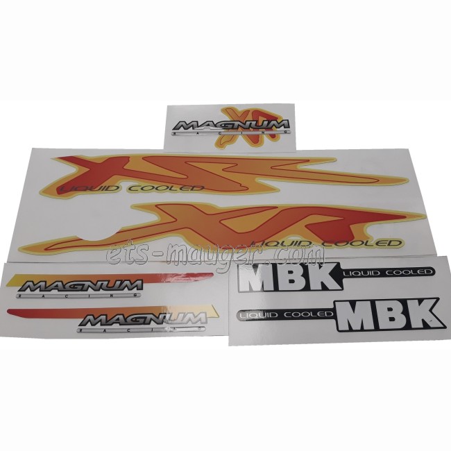 Kit autocollant MBK MAGNUM XR noir 1998