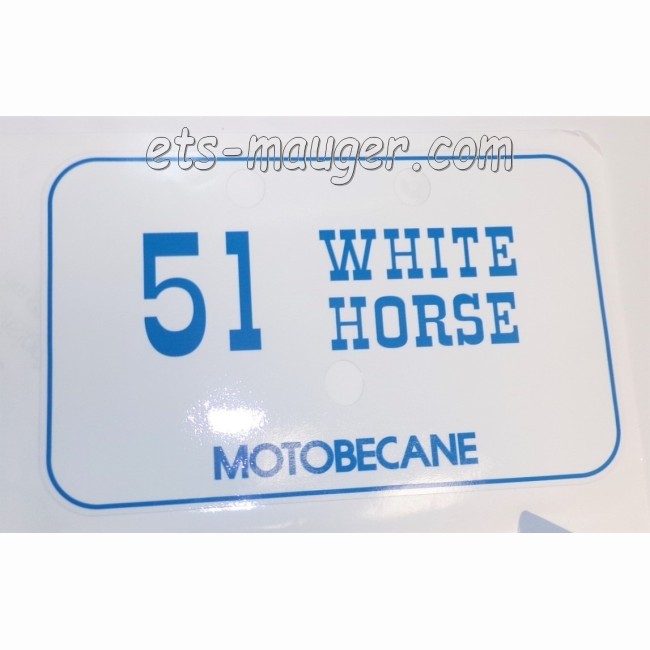 Kit autocollant MOTOBECANE 51 WHITE HORSE