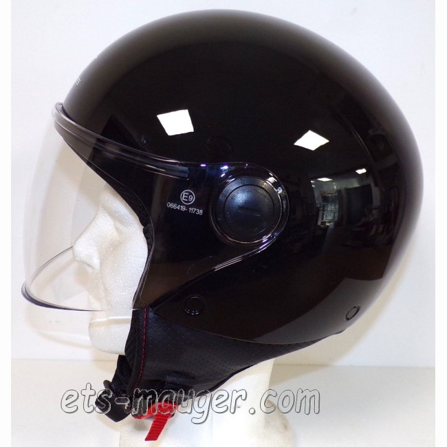 Casque jet MT STREET noir brillant taille L (59-60)