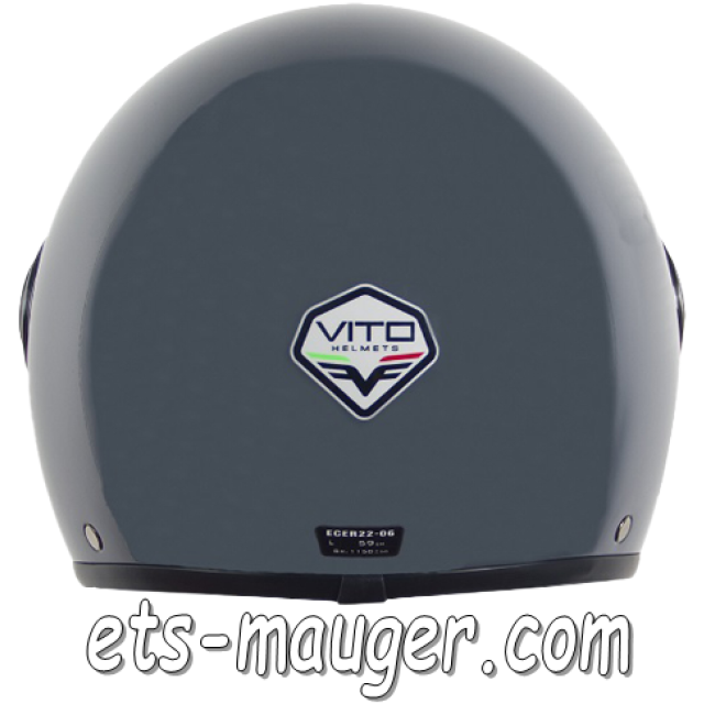 Casque VITO Loreto gris brillant taille 59 L