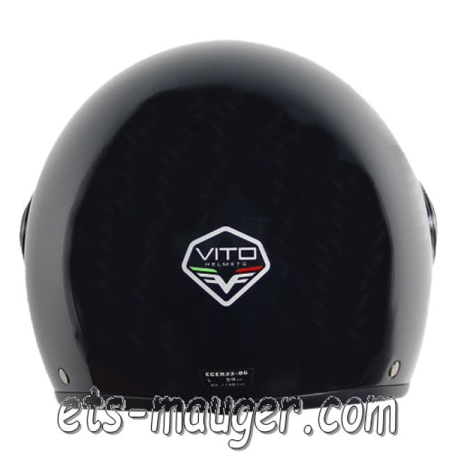 Casque VITO Loreto noir brillant taille 60 XL