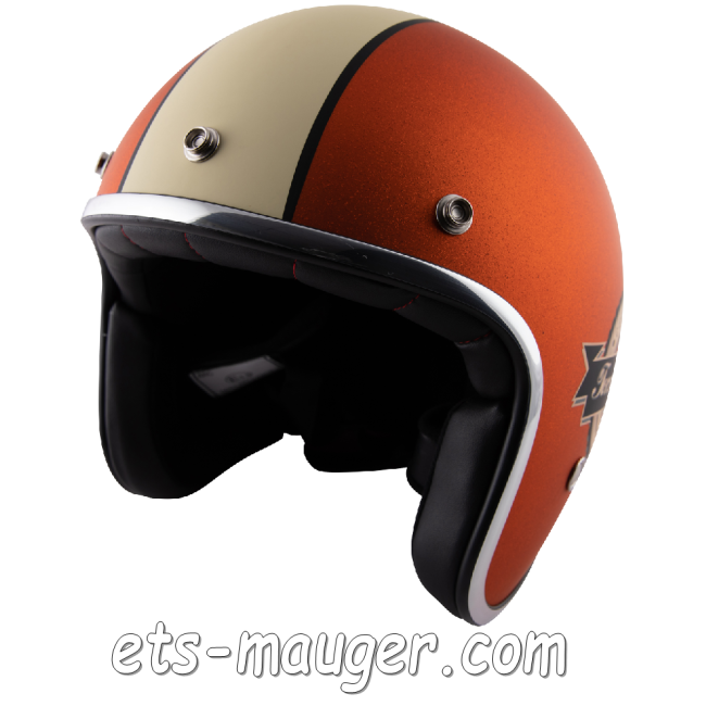 Casque TORX WYATT FAMOUS orange mat taille 59 L