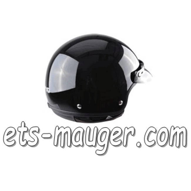 Casque demi-jet TRENDY noir taille (53-54) XS DESTOCKAGE