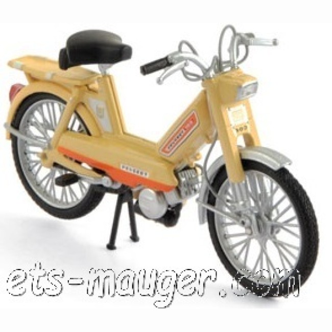 Miniature Mobylette Peugeot 103 L beige