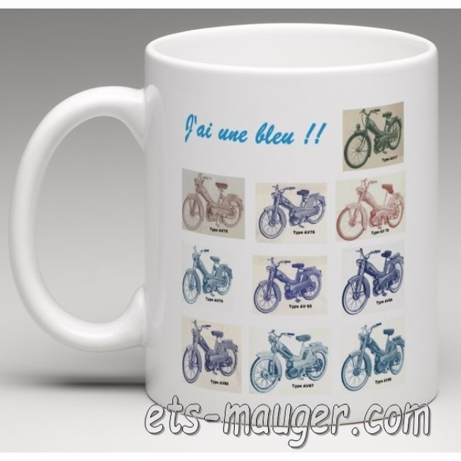 Mug thème MOBYLETTE BLEU