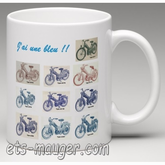 Mug thème MOBYLETTE BLEU