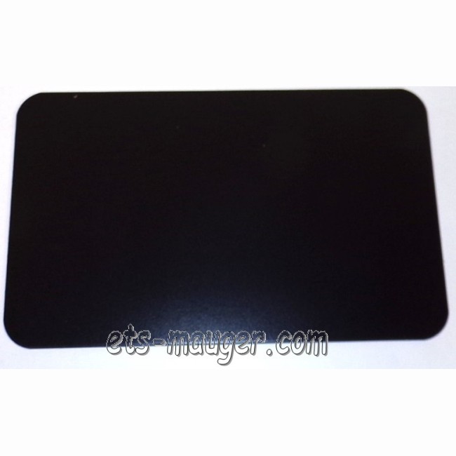 Plaque immatriculation 210 mm x 130 mm alu noir vierge