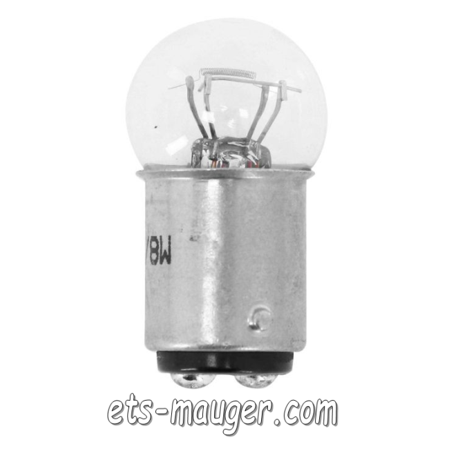 Ampoule 12v 23/8w blanche (BAY15D)