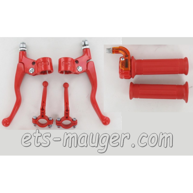 Poignée mini targa ROUGE métal / plastique (le kit)