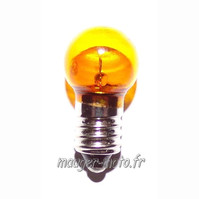 Ampoule 6v 6w JAUNE (vissé) unité