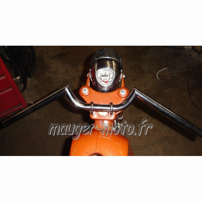 Guidon racing chrome