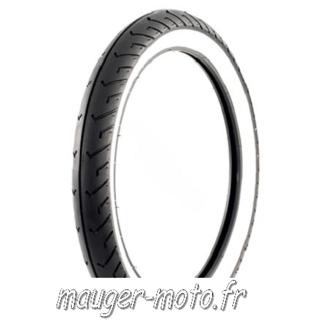 Pneu 2 1/2 x 16 (2.50-16) SAVA MITAS MC2 flan blanc