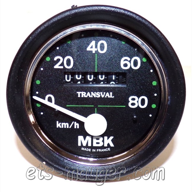 Compteur 80 km/h rond MBK