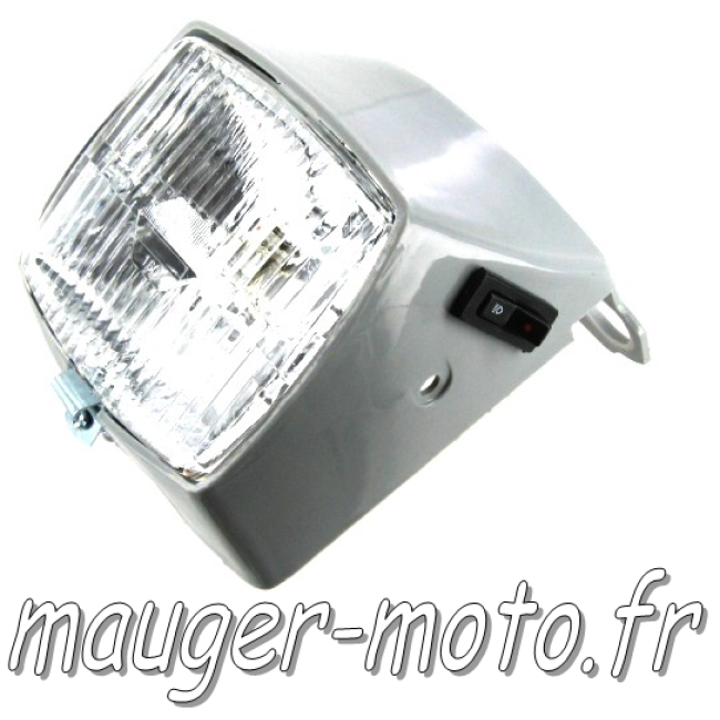 Phare complet type Peugeot 103 MVL gris claire