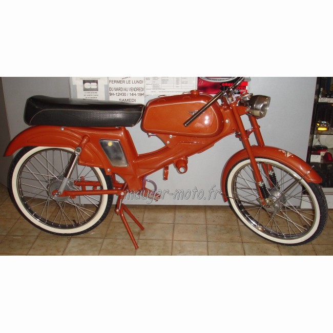 Pot 1 kg peinture orange chaudron MOTOBECANE