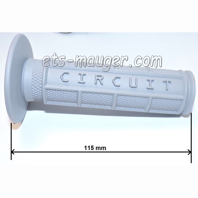 Revêtement caoutchouc grip MX ROUGE (paire)